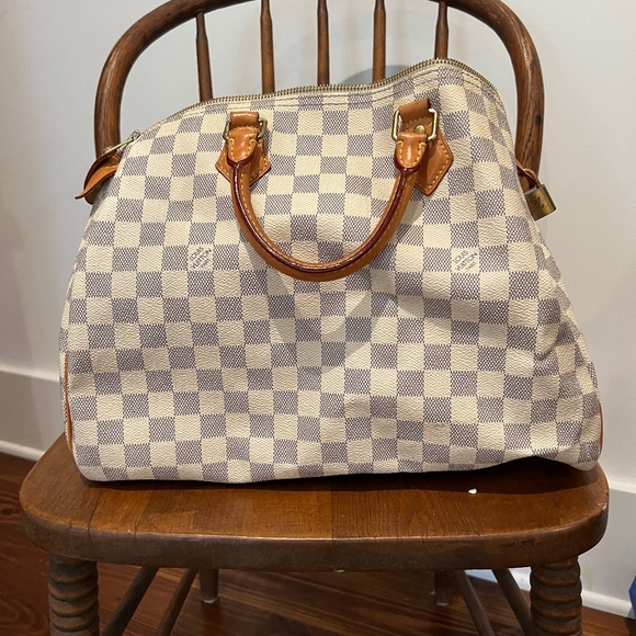 LOUIS VUITTON Damier Azur Speedy 35 - Picture 1 of 10